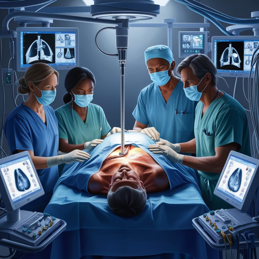 Leonardo_Phoenix_A_detailed_illustration_of_a_thoracoscopy_pro_0
