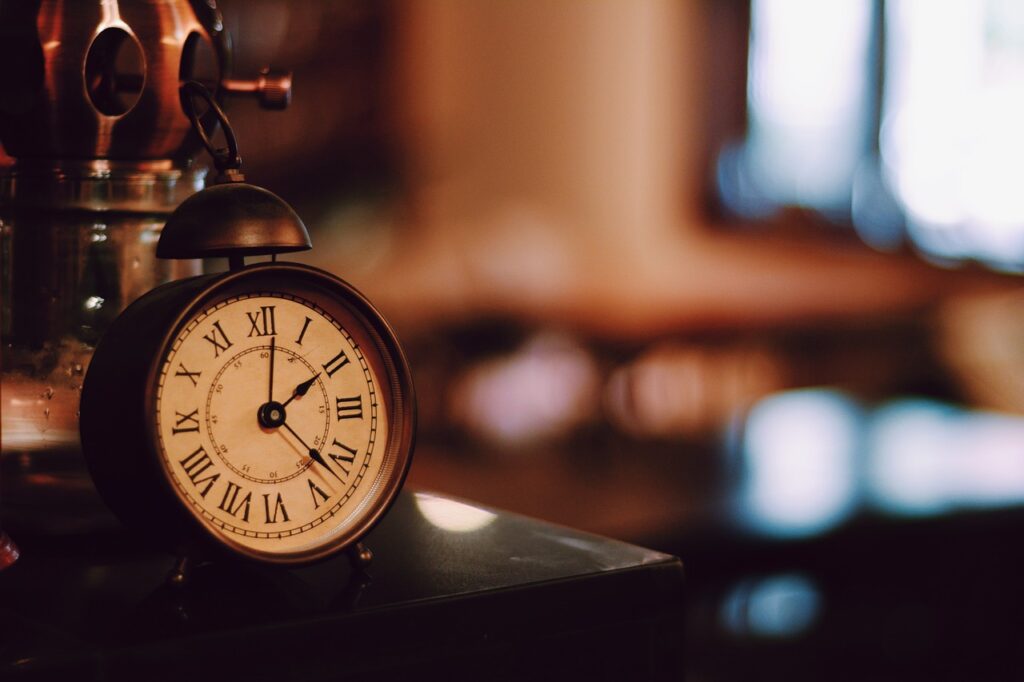 alarm clock, retro, literature and art